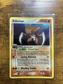 POKEMON CARD KABUTOPS HOLO 10 EX POWER KEEPERS #10 HOLO FOIL - Image 2