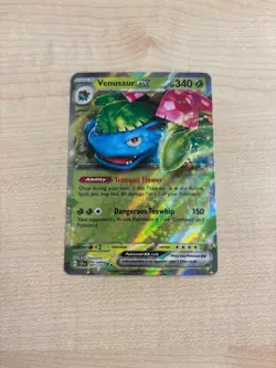 Venusaur EX 001/142 S&V Stellar Crown Holo Double Rare Pokemon Card - Image 1