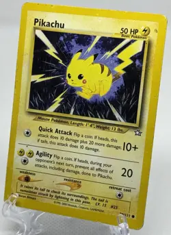 Pikachu 70/111 Neo Genesis Common Pokemon Card Unlimited MP - Image 1