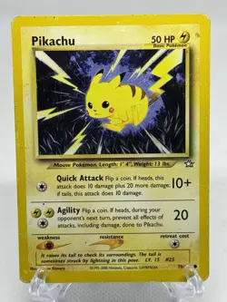 Pikachu 70/111 Neo Genesis Common Pokemon Card Unlimited MP - Image 2