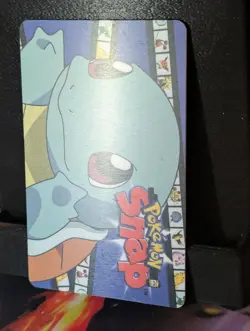 Squirtle Pokemon Snap Station Vintage Blockbuster Video Chip Card 1999 - Image 2