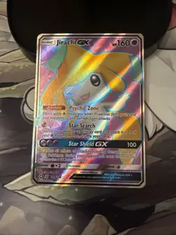 Jirachi GX 79a/236 Unified Minds Alternate Art Full Art Promo Holo Pokemon Card - Image 3