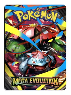 Pokemon Mega Evolution Trainer Tips Art Card MEGA VENUSAUR - Image 1