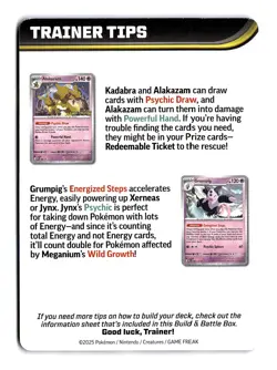 Pokemon Mega Evolution Trainer Tips Art Card MEGA VENUSAUR - Image 2