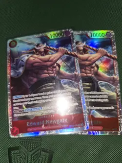 OP02-004 Edward.Newgate SR One Piece TCG English Card ×2 - Image 1