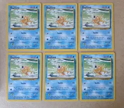 Pokemon TCG Magikarp 35/102 Base Set 6x Card Lot NM- to LP - Image 1