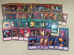 Yugioh Joey Wheeler Battle City Anime Deck 49 Cards Red-Eyes Jinzo Gilford SBC1 - Image 1