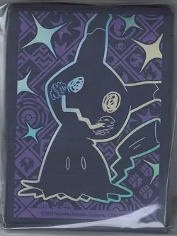 Pokemon Paldean Fates Mimikyu Card Sleeves from Elite Trainer Box 65 Sleeves - Image 1