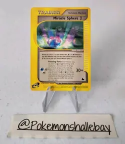 Miracle Sphere B 130/144 - Skyridge Set *NM* Non Holo Pokemon Card - Image 1