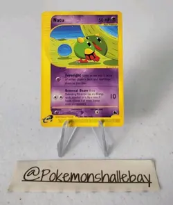 Natu 80/144 - Skyridge Set *NM* Common Pokemon Card - Image 1