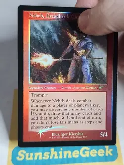 Neheb, Dreadhorde Champion (Retro Frame) Secret Lair Drop Foil - Image 2