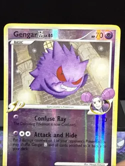Pokemon Card Gengar GL 40/111 Rising Rivals Reverse Holo Rare Light Play - Image 2