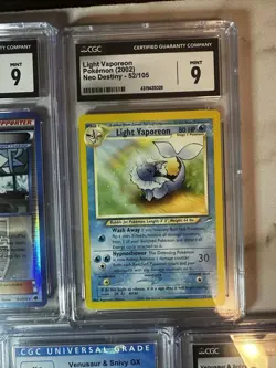Pokemon Graded Card Lot Of 7 CGC 9.0+ Tag Team, Eevee, E-Reader Vintage- 2x 10’s - Image 4