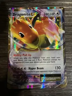 Pokemon TCG Dragonite EX Evolutions Ultra Rare Holo Card 72/108 NM Condition - Image 1