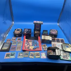 Vintage 1990s Yu-gi-ho Playing Cards Bulk Some Rares, Holos And More ! As Is - Image 1