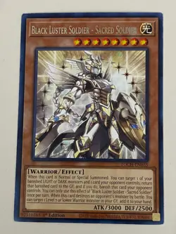 Yugioh Black Luster Soldier Ritual Envoy Sacred Twilight Chaos - Free Holo Card - Image 4