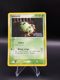 Stamped Spinarak Reverse Holo 78/109 - Team Rocket Returns Pokemon Card TCG - NM - Image 1