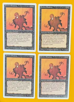 MTG NETHER SHADOW (x4) Revised (OldManMTG 011-427) - Image 1