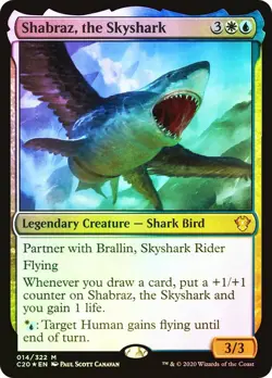 Shabraz, the Skyshark M Commander 2020 14 NM FOIL - Image 1