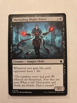 Marauding Blight-Priest - Foundations - LP - Common - Creature - MTG Magic - Image 1