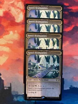 MTG Streets of New Capenna Sparas Headquarters Showcase x 4 - Image 1