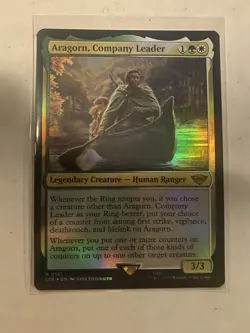 Aragorn, Company Leader FOIL, The Lord of the Rings, MTG LTR NM - Image 1