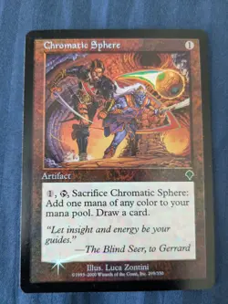 Chromatic Sphere - Foil - Invasion MTG Magic the Gathering LP - Image 1