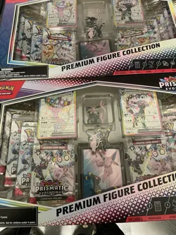 2 X Pokemon (TCG): S&V: Prismatic Evolutions Premium Figure Collection Bundle - Image 1