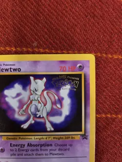 Pokemon Mewtwo BLACK STAR 3 - WOTC PROMO - POKEMON THE FIRST MOVIE 1999 - Image 4