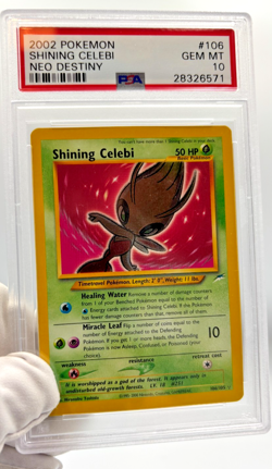 Pokemon Cards - PSA 10 Shining Celebi 106/105 - Neo Destiny - GEM MT - PSA10 - Image 4