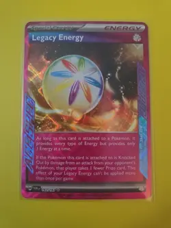 Pokemon TCG Legacy Energy Scarlet & Violet-Twilight Masquerade 167/167 Holo Ace - Image 1