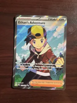 Pokemon TCG: Destined Rivals Ethan's Adventure Ultra Rare Card 221/182 - Image 1
