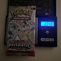 VERY HEAVY! 22.13g Prismatic Evolutions Pokemon TCG Booster Pack (SEALED)✅ - Image 1