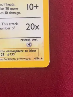 Pokemon TCG - Jolteon Holo - #4/64 - 1st Edition - Jungle 1999 - LP/MP - Image 4