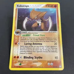 Pokemon Kabutops 10 /108 2007 Lightly Played Rare Holofoil Power keepers TCG - Image 1