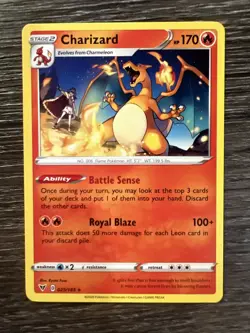 Pokemon - Charizard - 025/185 - Rare - Vivid Voltage - NM/M - Image 1