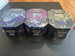Pokemon Center TCG: Azure Legends Tin Whole Set / NEW Factory Sealed - lot of x3 - Image 2