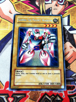 Gamma the Magnet Warrior dor-e003 (HP) Prismatic-Secret Rare Yu-Gi-Oh! - Image 1