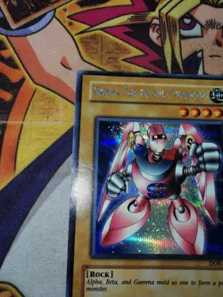 Gamma the Magnet Warrior dor-e003 (HP) Prismatic-Secret Rare Yu-Gi-Oh! - Image 3