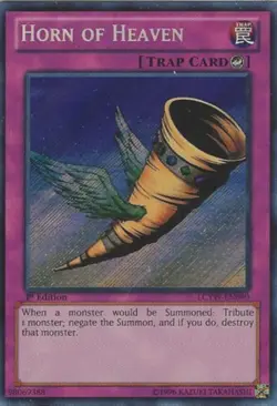 Horn of Heaven - LCYW-EN090 - Secret Rare - 1st Edition - Lightly Played - Image 1