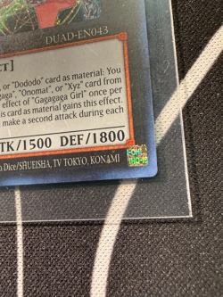 Gagagaga Girl (SECRET RARE) DUAD-EN043 (NM) Duelist's Advance 1st Ed Yu-Gi-Oh! - Image 3