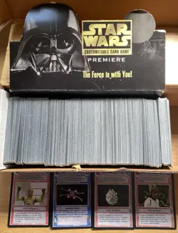 Star Wars Limited Premiere Black Border Bulk Lot 600+ Cards Common and Uncommon - Image 1