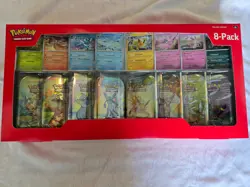 Pokemon Prismatic Evolutions 8 Mini-Tin Bundle w/ Promo Cards COSTCO SEALED - Image 1