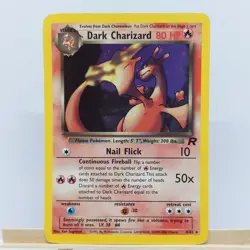 Dark Charizard 4/82 Pokemon Card TCG Team Rocket Unlimited Rare Holo LP - Image 3