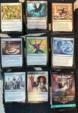 Lot Of 133 Mtg Cards And Sealed SNC Booster Pack - Image 1