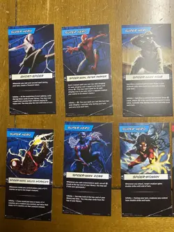 MTG - Spider-Man Commander Party Cards - Super-Hero & Villains - 19x Promotional - Image 2