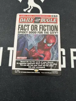 Secret Lair Fact Or Fiction x1 Magic Cards MTG Spider-Man - Image 1