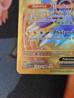 Miraidon EX - 253/198 - Pokemon Scarlet Violet Base Secret Rare Card NM - Image 3