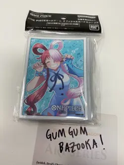 Uta Sleeves One Piece Card Game 70 pieces - Official Bandai TCG new sealed - Image 1