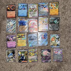 Pokemon TCG 20 ALL NM card lot Ex cards, Illustration rares, holos, Full Arts! - Image 1